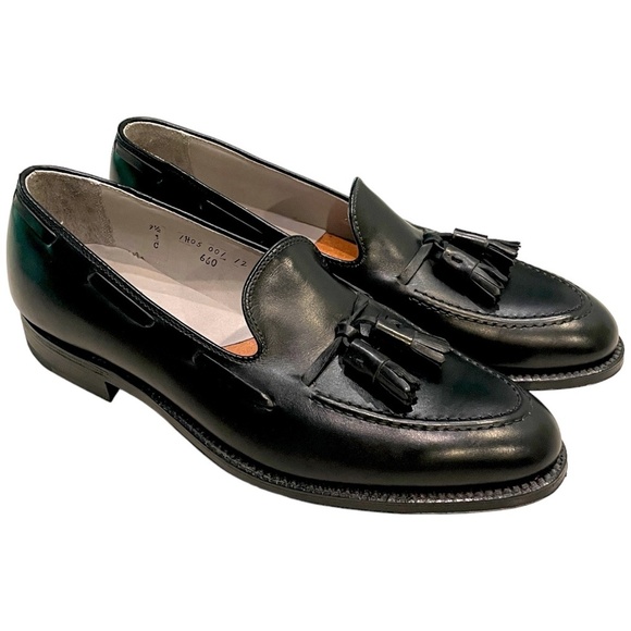 Like New Men Alden 660 Tassel Loafers, Calf Leather, Black, 9.5C main image 13